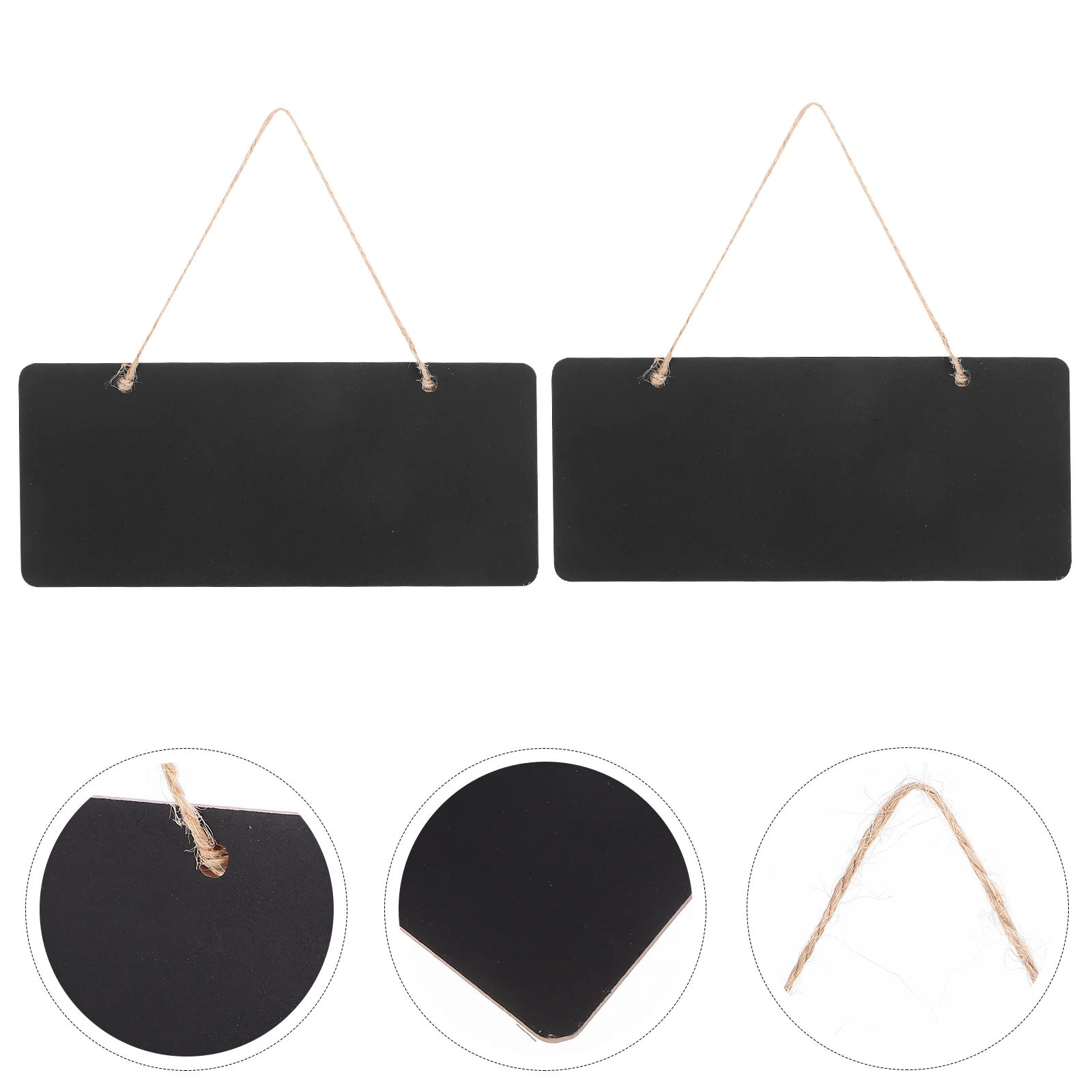 

6 Pcs Small Hanging Blackboard Show Message Chalkboard Sign Decorative Flower Store