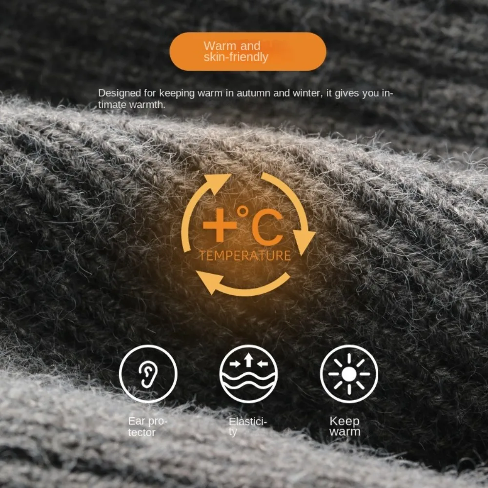 Vendita calda di mezza età e anziani uomini berretto invernale all'aperto ispessimento ciclismo antivento cappelli lavorati a maglia paraorecchie caldi berretti di lana_voghion.com