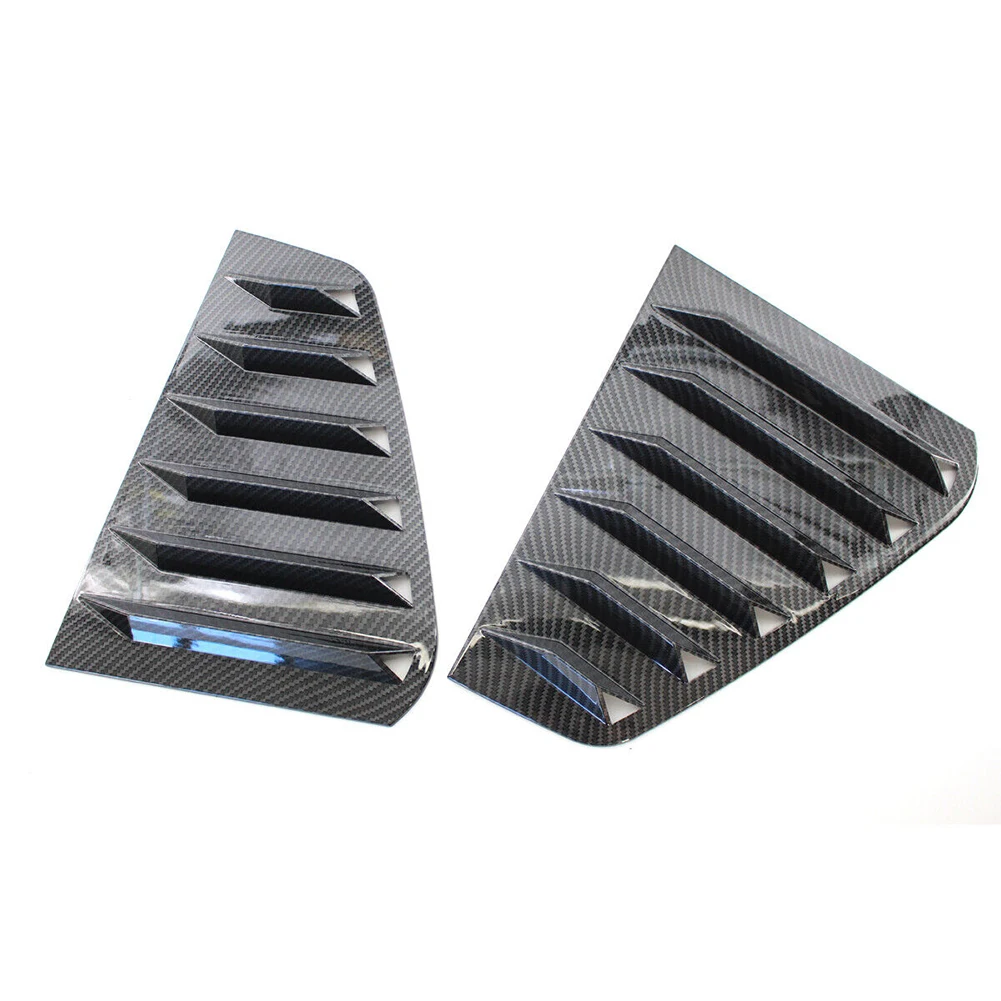 

Premium Quality Carbon Fiber Car Rear Side Door Glass Shutter Louver Cover for Golf 7 MK7 13 19 Upgrade your Ride!