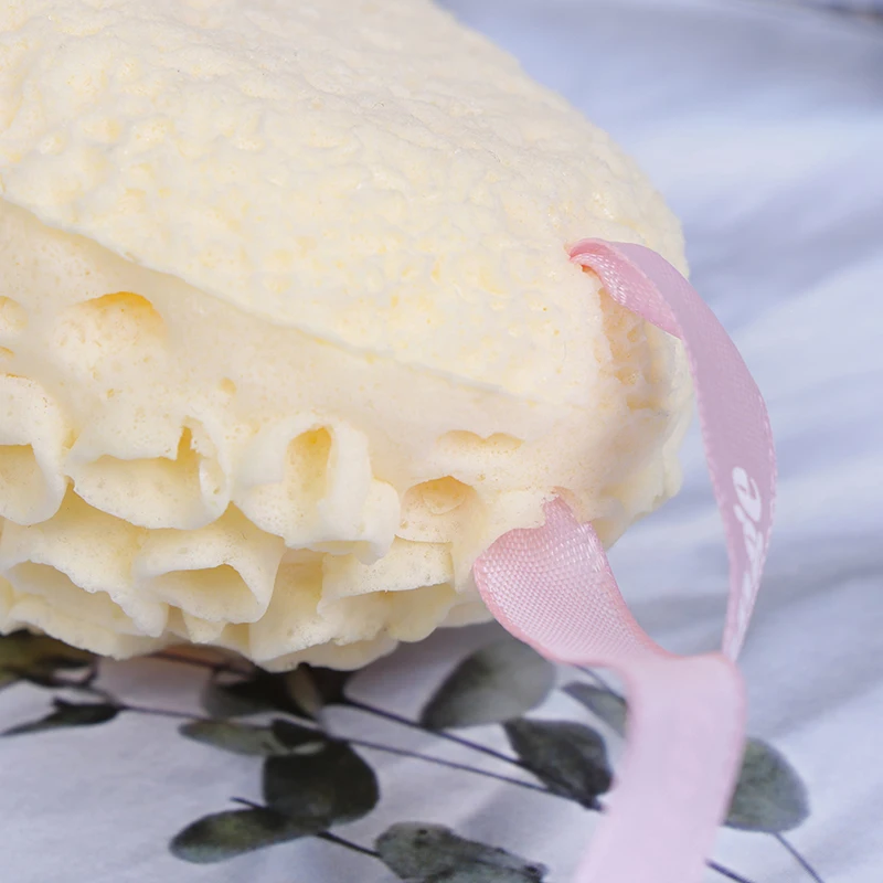 Natural Sea Wool Sponge Replacement Dead Skin Remover Cleaning Foam Washing Massager Pouf Shower Exfoliating Sponge Body 4