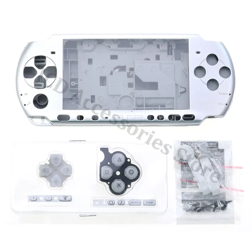 JCD استبدال شل الحال بالنسبة PSP3000 PSP 3000 لعبة...