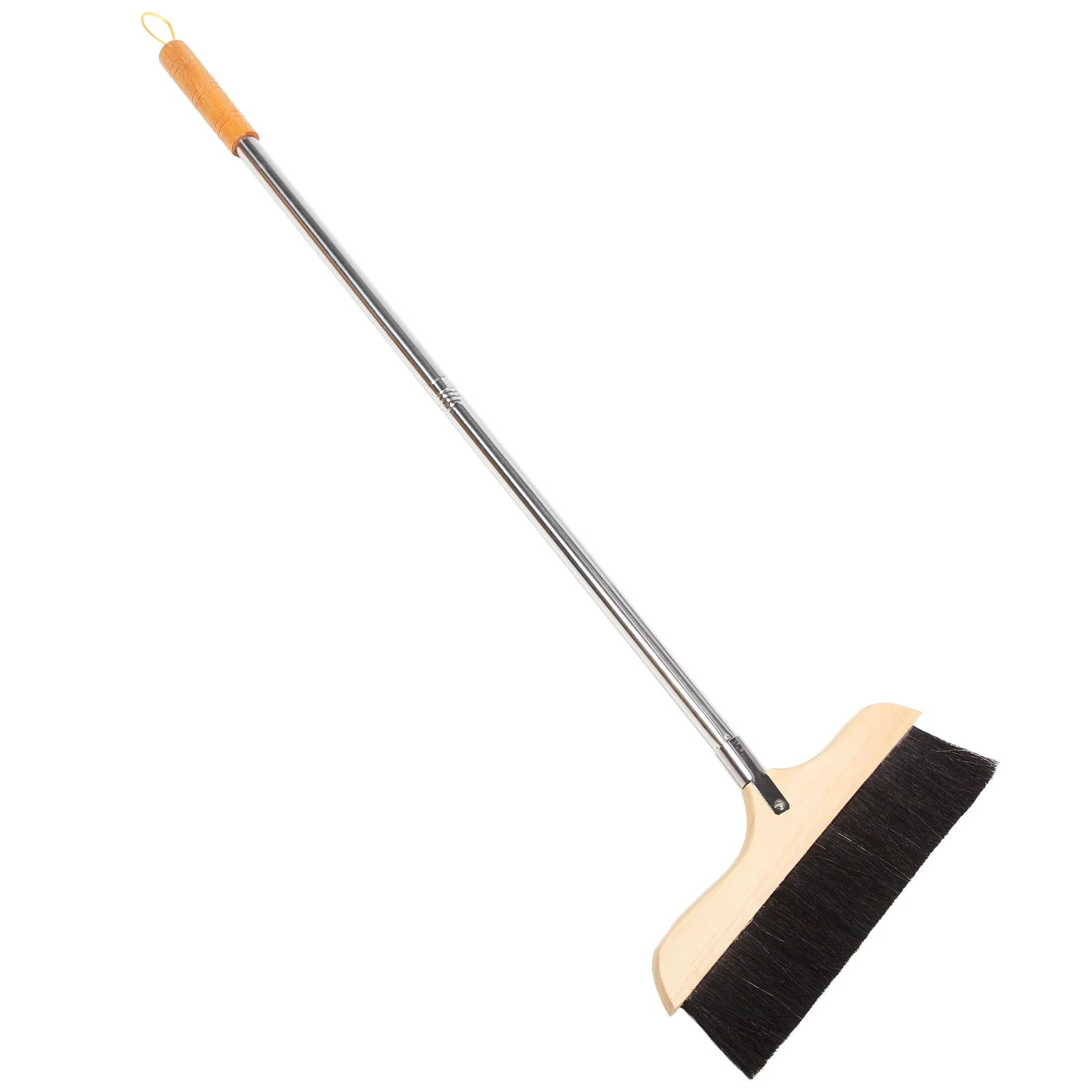 

Cleaning Brush Long-handled Broom Household Soft Bristle Hardwood Floor Horse Hair Handheld Sweeper Wooden