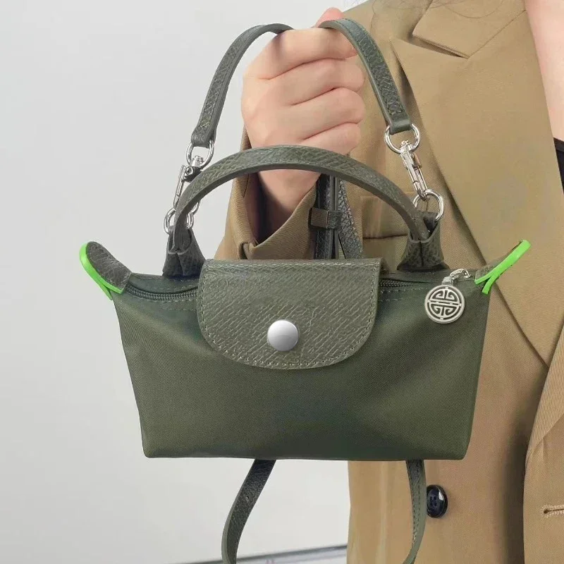 

Сумка Хобо Женская однотонная, миниатюрная сумочка через плечо с регулируемым ремешком, модный саквояж на одно плечо, хороший логотип в подарок