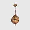 European Outdoor Waterproof Pendant Lights Retro Balcony Corridor Aisle Grape Frame Chandeliers Loft Restaurant Lamps Fixture 1
