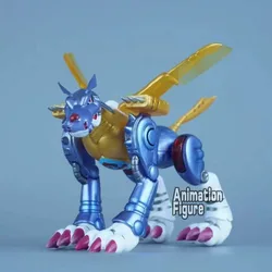 Anime Digimon Adventure Metal Garurumon Action Figure - PVC Collector's Toy (Metal Garurumon)