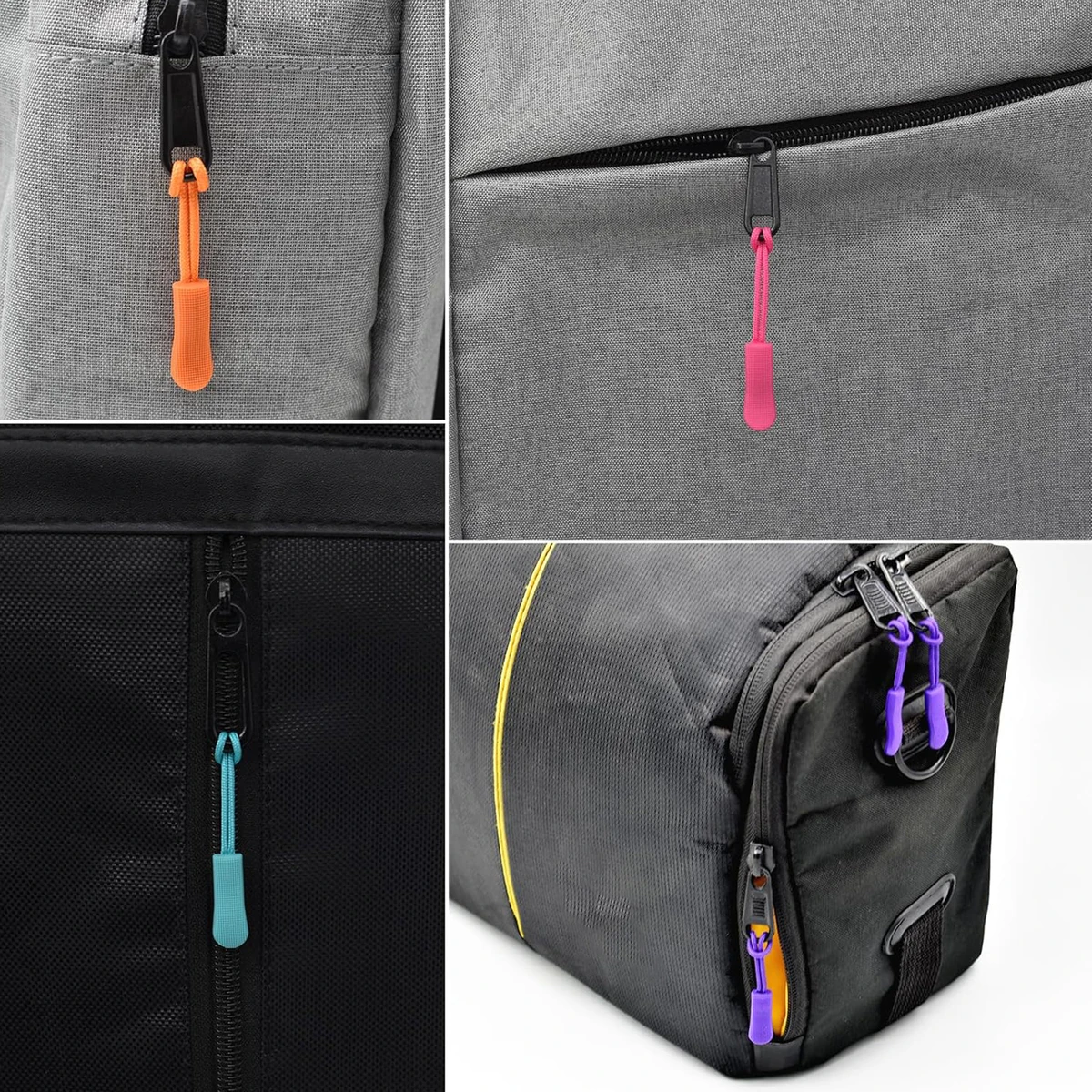 20-100 stuks ritstrekkers ritsverlenging trekt nylon koord rits tag vervanging voor doe-het-zelf naaien kleding rugzakken jassen bagage  15