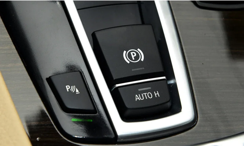 Elektronische Parkbremse Schalter Auto P-Taste Schalter Abdeckung Für BMW 5 7X3X4X5X6 M5 Serie F01 F02 F10 F12 F15 F16 F25 F26V – Detail 7