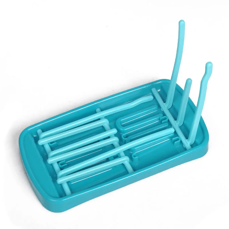 Bottle Drying Rack Baby Bottle Drying Rack Feeding Bottle Drying Rack Baby Bottle Holder Bottle Dry Rack Baby Bottle Drain Drying Racks Blue Pink Baby Cleaning Dryer Drainer Storage Drying Rack