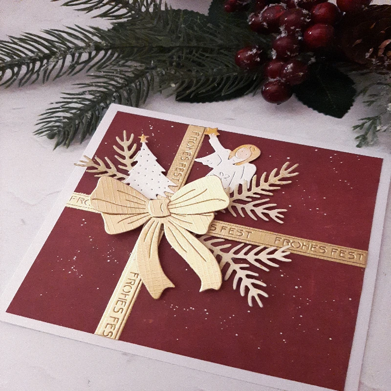 돼지 공예 금속 절단 다이 컷 다이, 몰드 활 타이 장식, 스크랩북 종이 공예 나이프, 몰드 블레이드 펀치 스텐실 다이