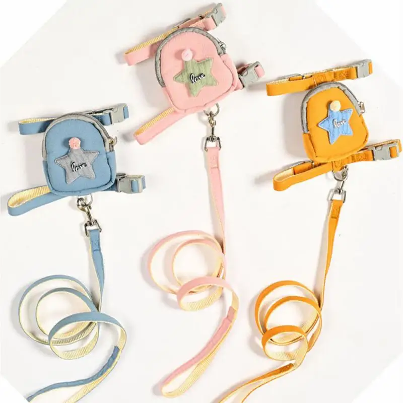 

Dog traction rope adjustable pet backpack poodle bixiong traction rope chest strap cat collar suit dog accessories pet supplies