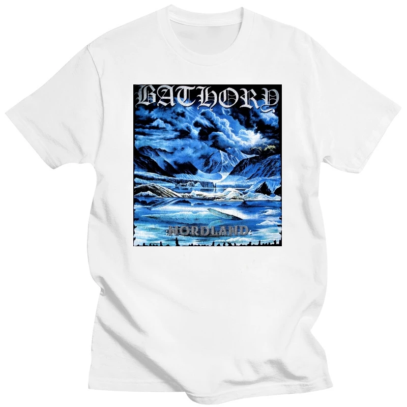 Мужская футболка для взрослых Bathory Nordland с металлической лентой