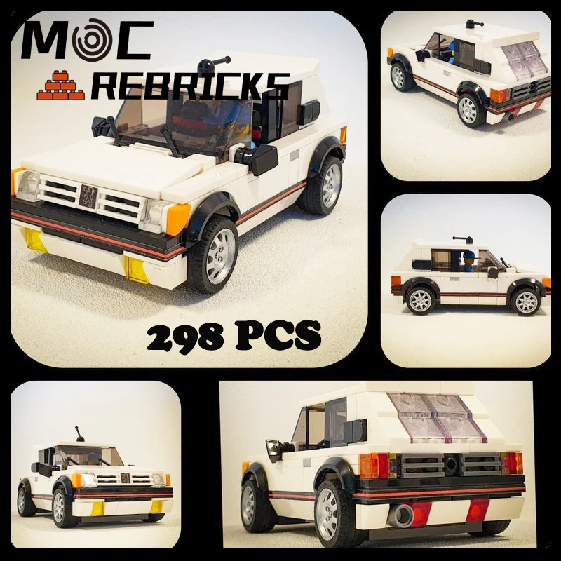 

MOC Super Cars Serise GTI Racing Model DIY Assembling Bricks Building Blocks Puzzle Boys Toys Children's Xmas Creative Gifts