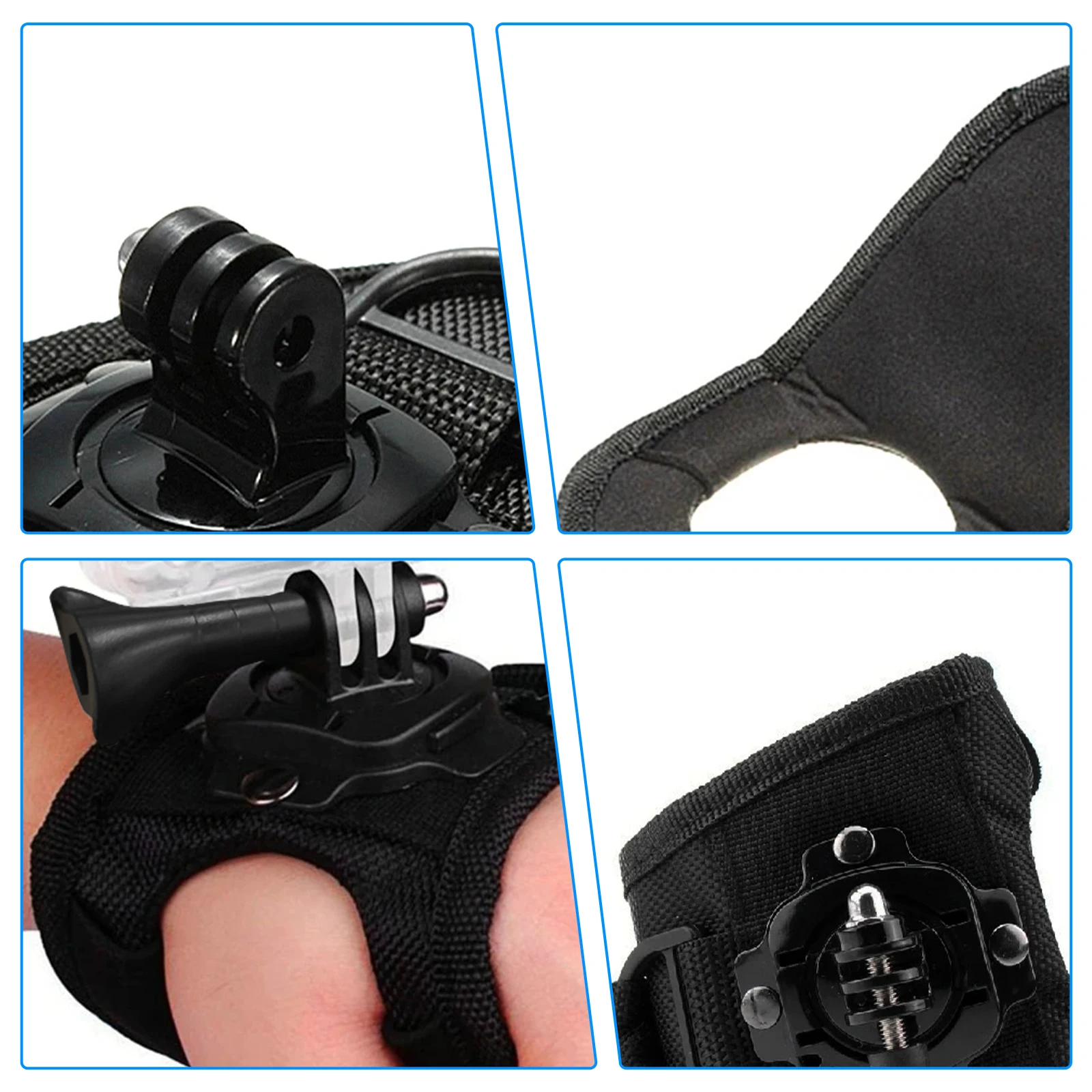 360 ° دوران حزام اليد جبل ل GoPro بطل 12 11 10 9 8...