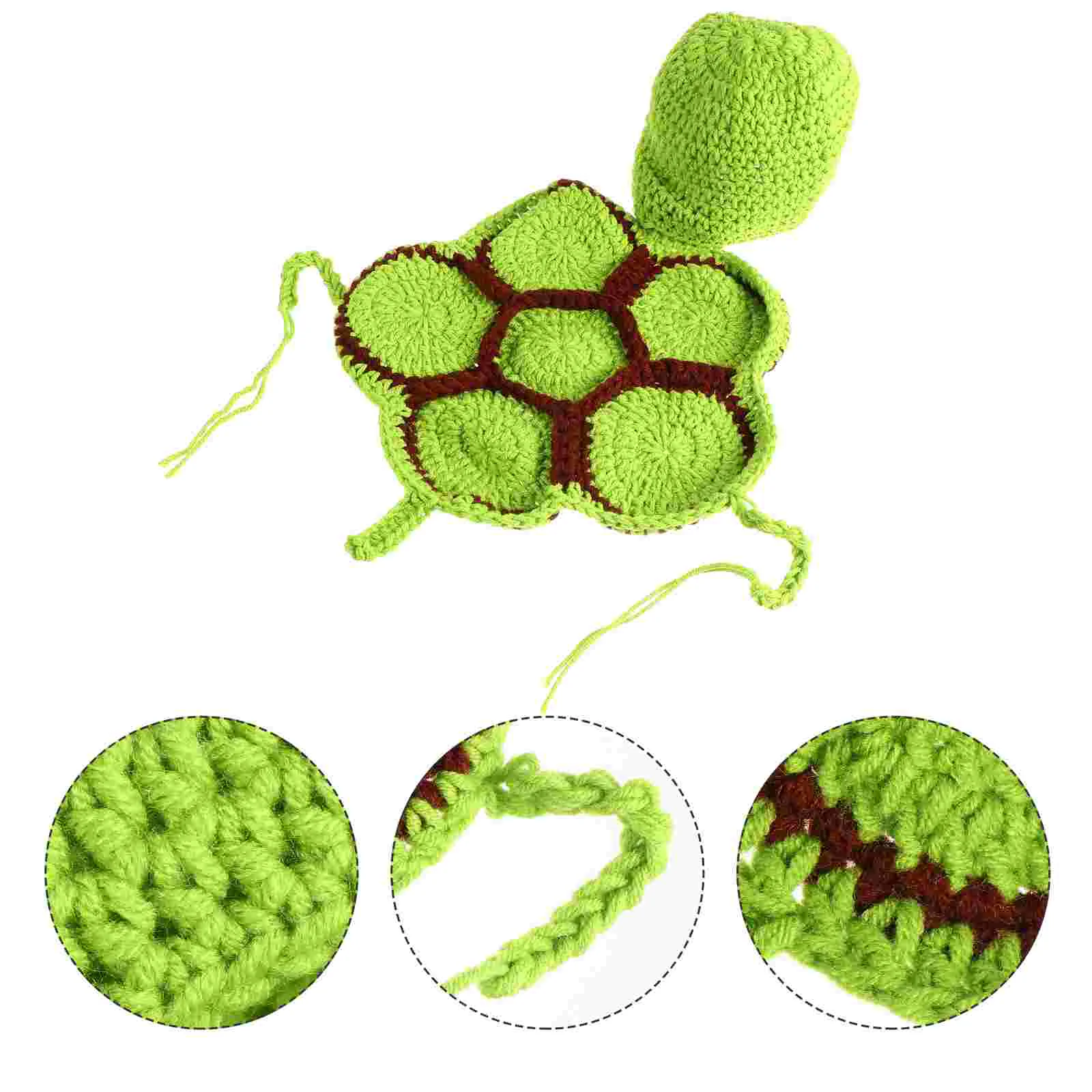 Turtle Photography Clothing Newborn Costumes Set Adorable Props Baby Milk Cotton