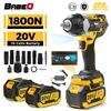 1800N.M Torque Brushless Electric Impact Wrench 1/2 Inch Cordless Socket Wrench Compatible With Makita 18V Battery Power Tools 1
