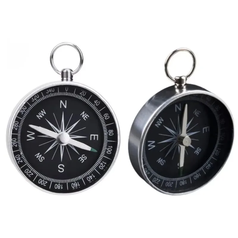 Accurate Portable Mini Precise Compass Practical Guider for Camping Hiking North Navigation Survival Button Design Compass