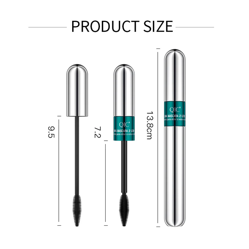 2 In 1 Double-ends 4D Silk Fiber Eyelash Mascara Quick Dry