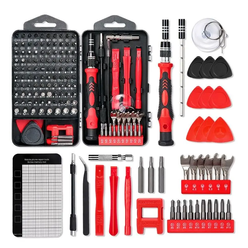 115pcs Kit De Herramientas De Reparación De Destornilladores De Precisión  Para Automóviles Y Teléfonos Móviles, Juego De Destornilladores  Electrónicos Multifuncionales, Herramienta De Desmontaje Y Reparación De  Relojes Y Teléfonos Móviles (negro) 