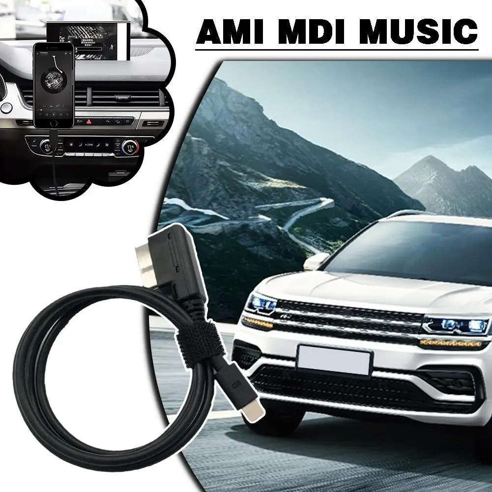 MMI MDI Interface Music Adapter AMI Audio Cable for Audi VW Compatible Iphone X 8 7 6S 6Plus Auto Parts ﻿ Y0P5