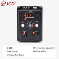 JCD Hot Air Gun 858D 700W BGA Rework Solder Station Soldering Heat Air Gun Station 220V / 110V For SMD SMT Welding Repair Tools 2