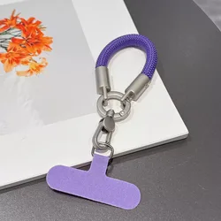 Heavy Metal Keychain Lanyard Pendant with Anti - Lost Features (Purple)