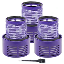 

3 Pack HEPA Replacement V10 Filters For Dyson V10 SV12, Washable And Reusable,With Cleaning Brush