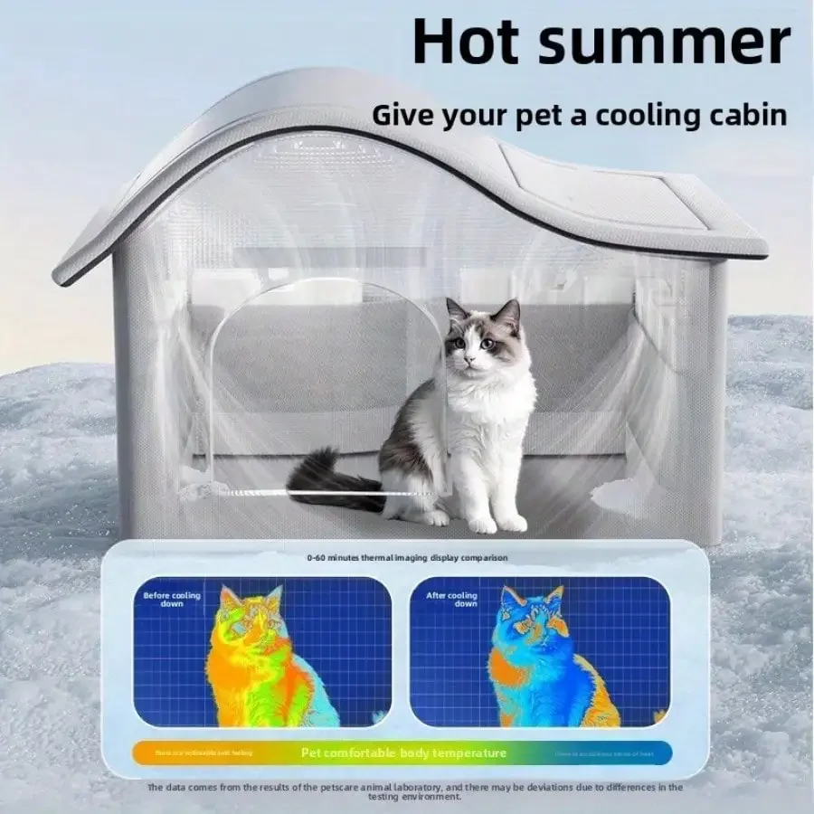 Summer Pet Ice House – Cooling Cat & Dog Bed 3