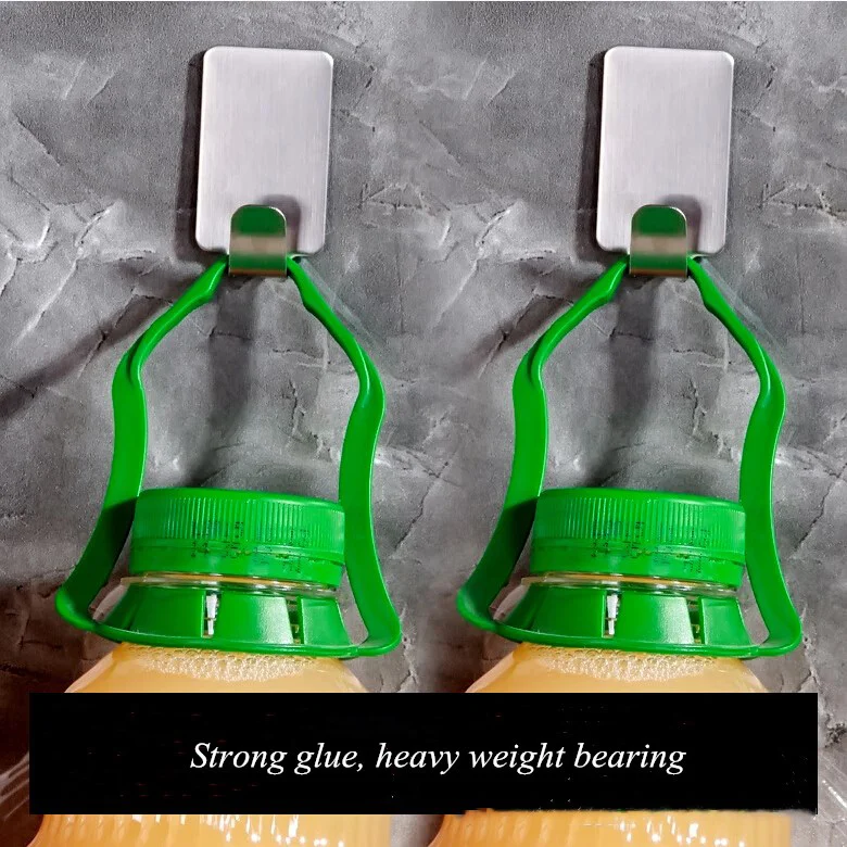 

Adhesive Stainless Steel Towel Hooks Towel Racks Wall Hooks for Kitchen Bathroom For sink