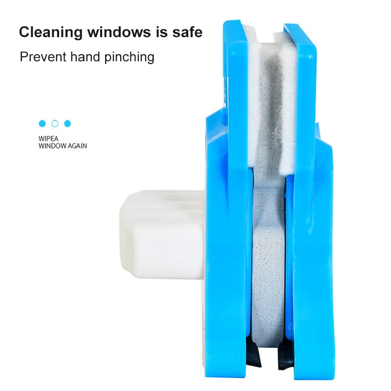 NEW Strong Magnetic Window Cleaner Brush Double-Side Automatic Water Discharge Wiper Glass Window Brush Cleaning Household Tools 5