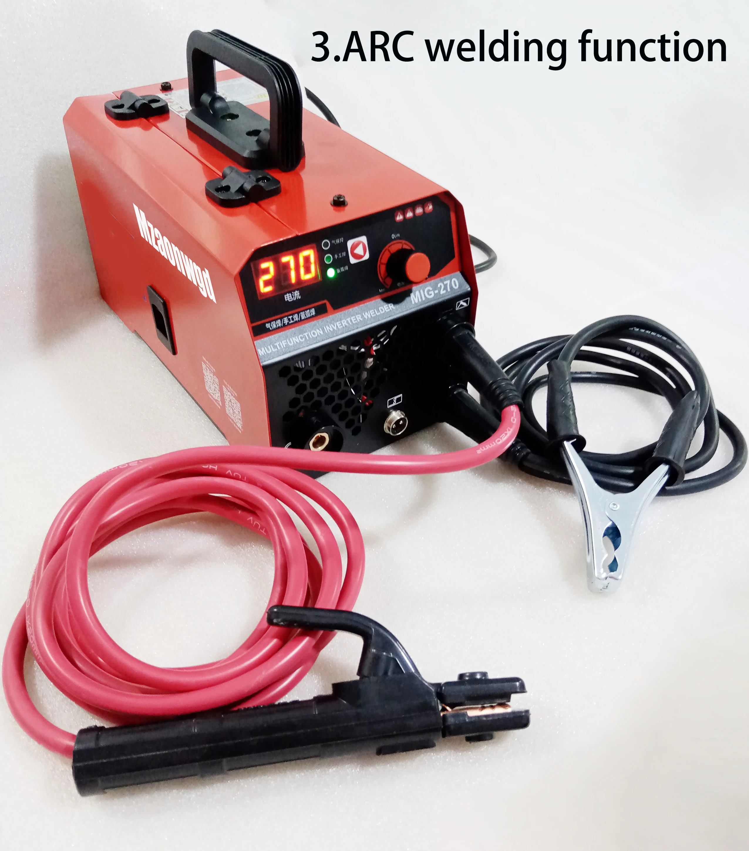 3 in1 MIG Gasless Welding Machine Voltage 220V MIG/MMA TIG Welder with welding helmet