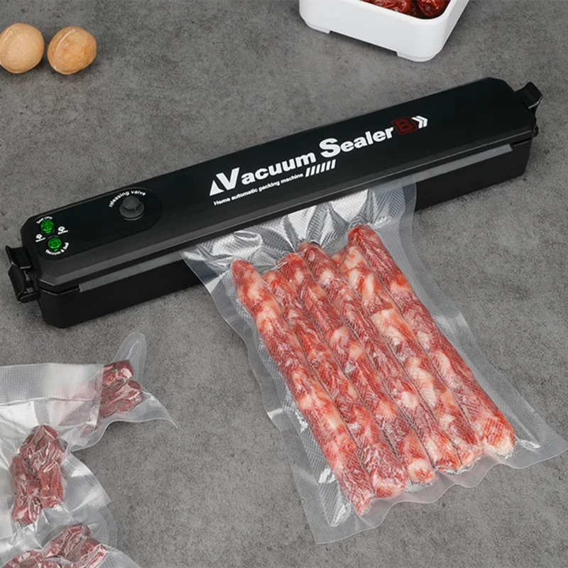 

New Upgrade 28cm Vacuum Sealer Machine Style Small Food Qutomatic Sealing Machine Plastic Sealing Vacuum Preservation Machine