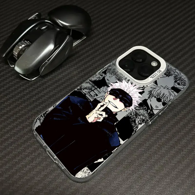 Jujutsu Kaisen Sukuna Gojo Satoru Anime Protective Phone Case - Anti-Fall Cover