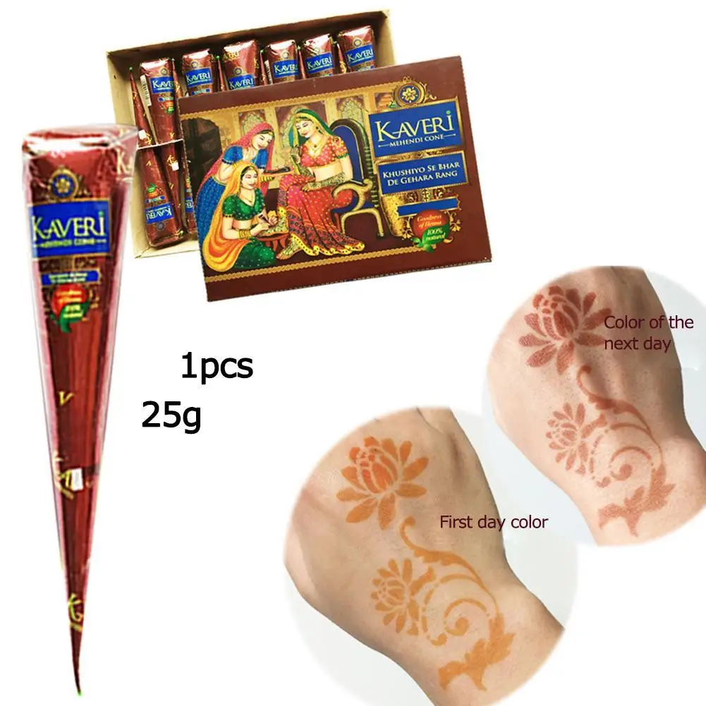 Henna cones 1pcs Henna Paste Cone For Tattoo Drawing