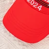 Trump 2024 Hat with Hair Summer Sun Hat Funny Sun Protection Hat Adjustable Wigs Half Hat Breathable for Outdoor Sports 6