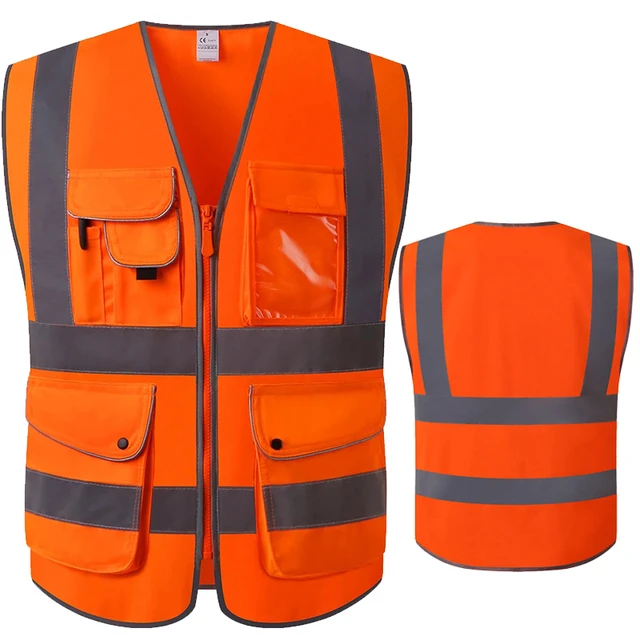 Gilet de sécurité Reflex Orange Taille M - Sécurité