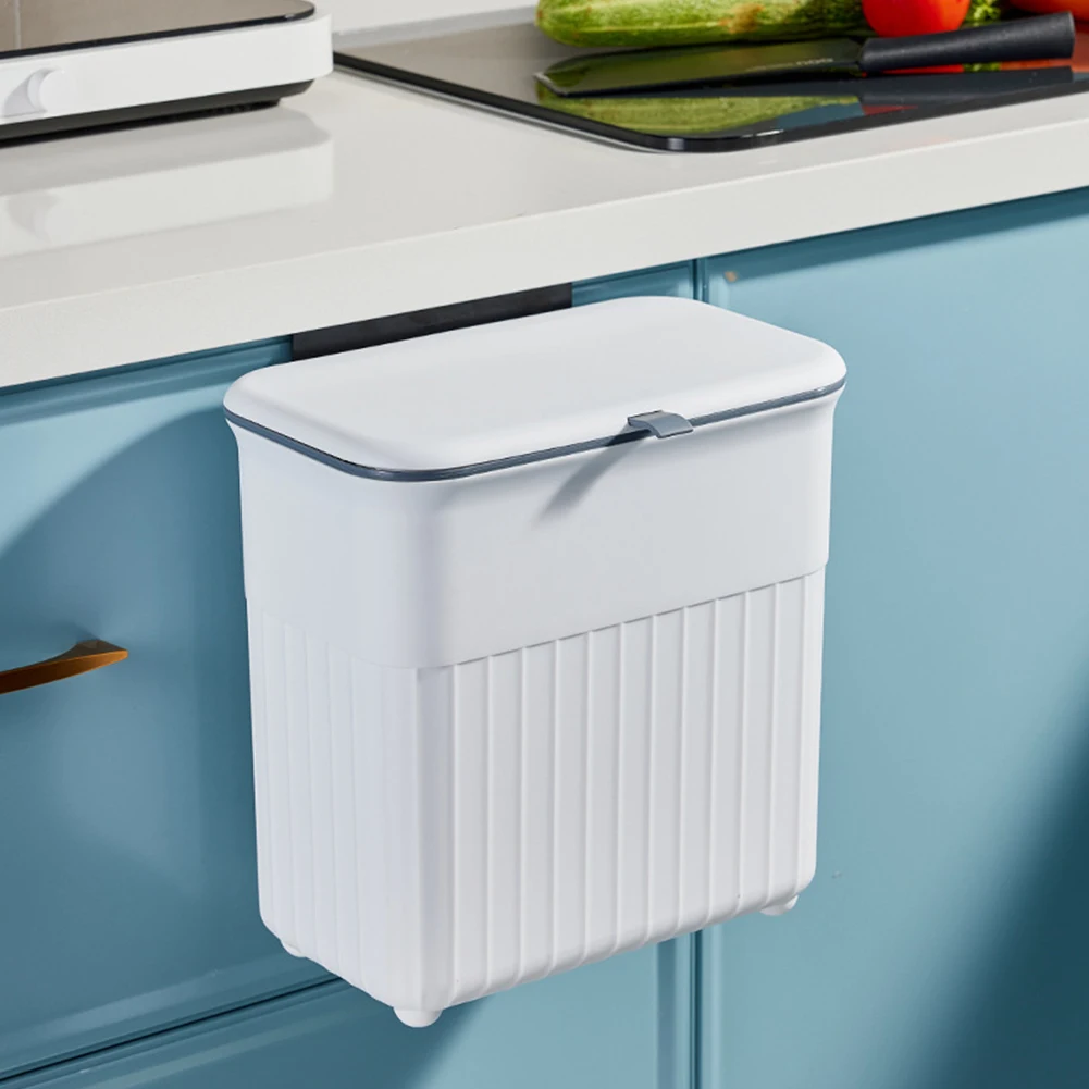 Voltsify Multi-Use Kitchen Hanging Bin, Durable PP Slim Design Home Waste Disposal Container
