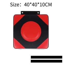 PU Leather Wall - Mounted Punching Pad for Fitness and Boxing Training (RD2 Red)