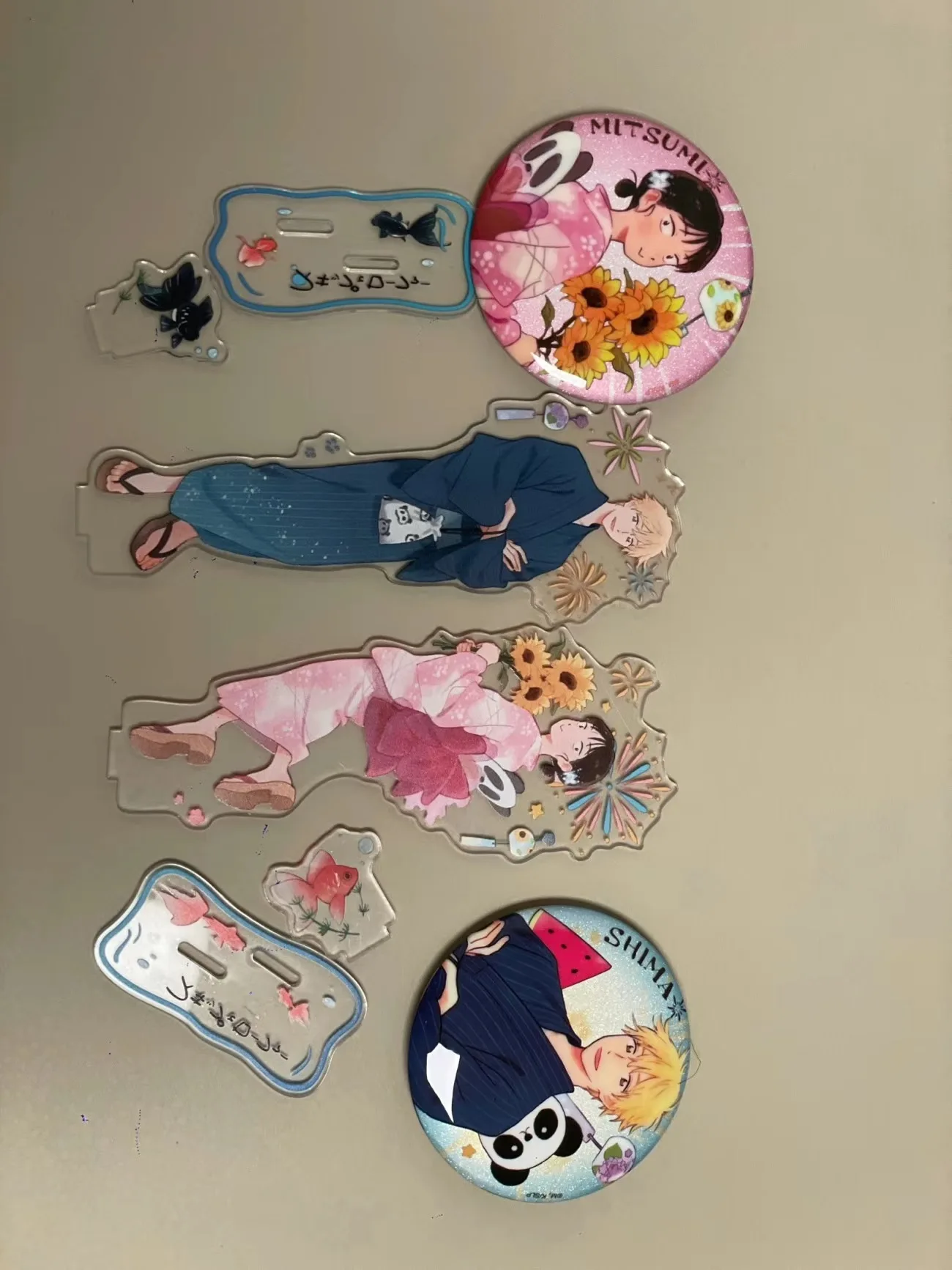 Anime Manga Skip and Loafer Cosplay Stand Model Plate Cute Shima Sousuke Iwamura Mitsumi Acrylic Desk Display Ornament Gifts anime cosplay props anime acrylic stand