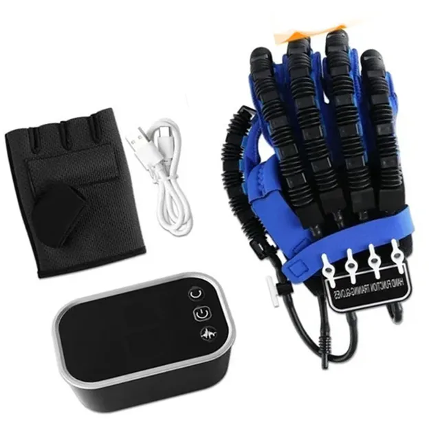 Hand Strength Training Glove Right Hand Rehabilitation Robot Glove 9 Gear Strength Adjustment Hand Finger Exerciser 6