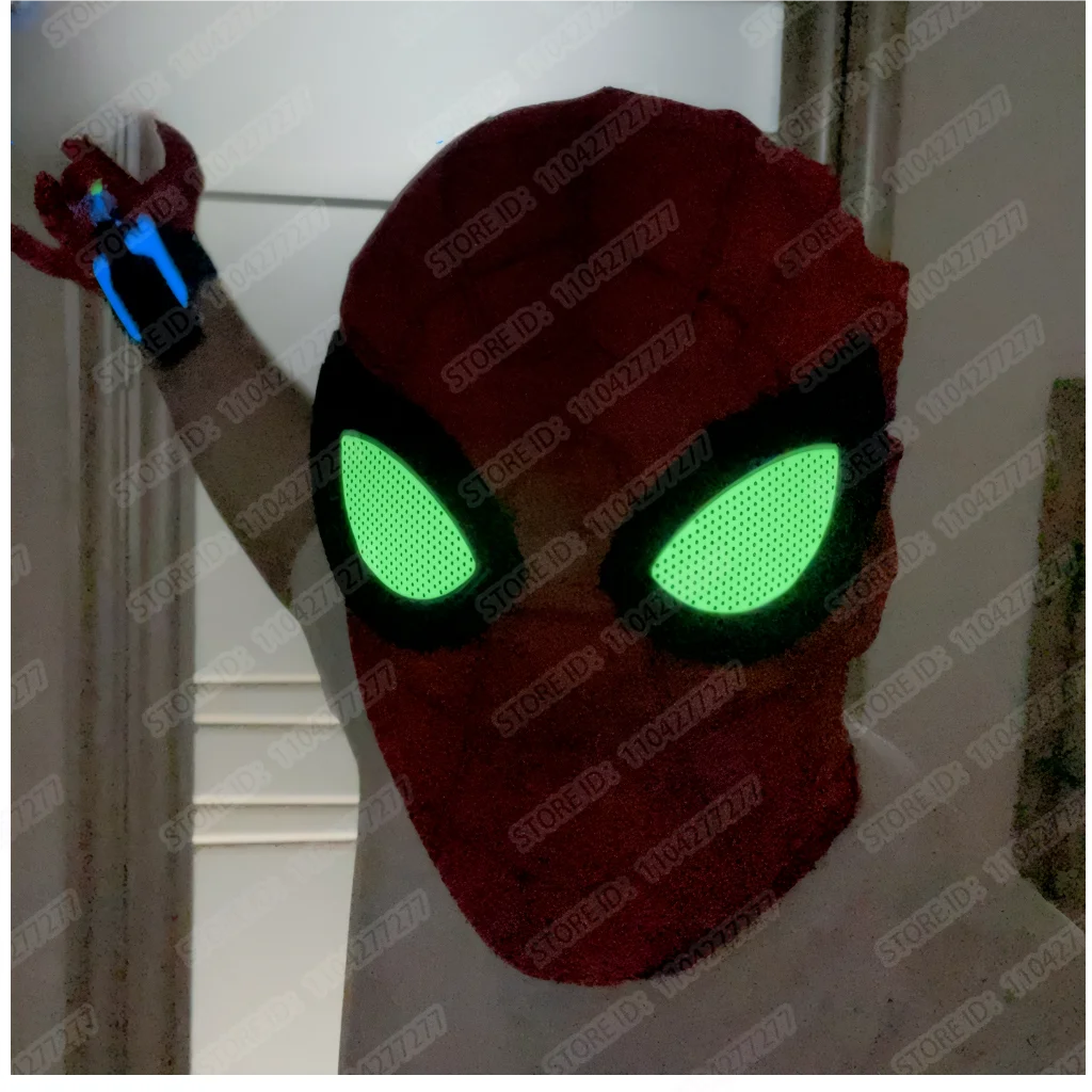 Luminescence Spiderman Mask Superhero Miles Morales Spiderman Adult Kid Cosplay Masks Spider Helmet Halloween Prop