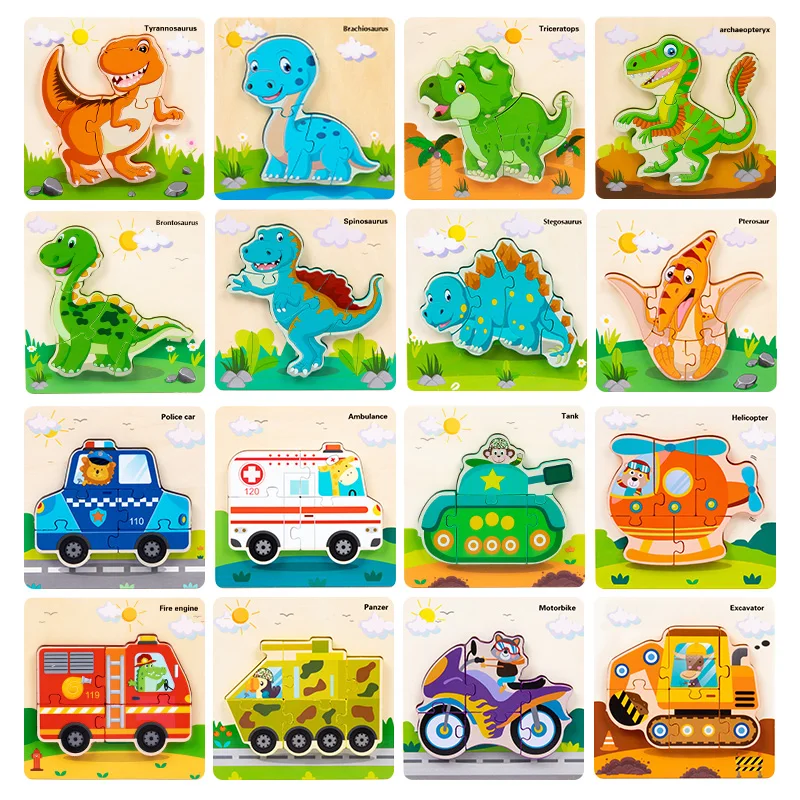 

Hot Sale New Product Wooden Toddler Animal Game Kid Child 4-5 Year Adult 3D Custom Ghana Puzzle Montessori