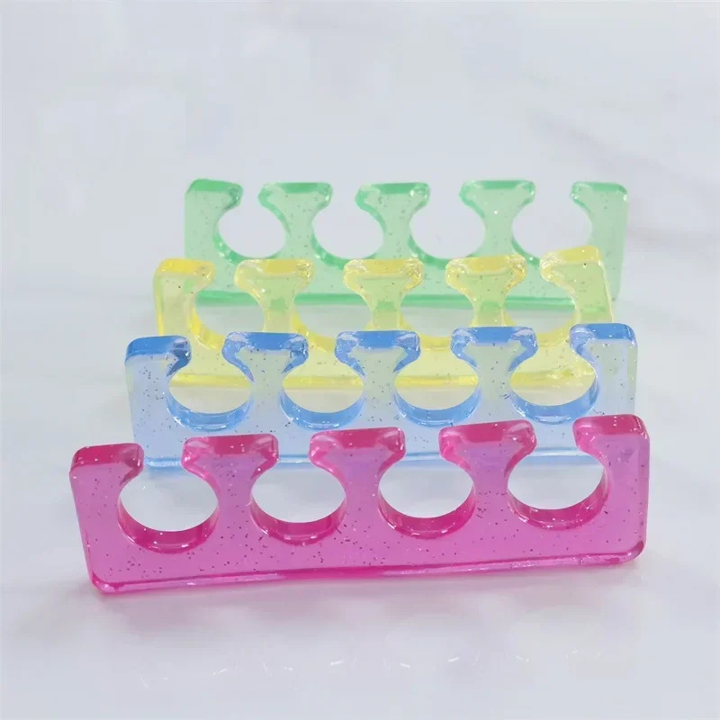 Soft Silicone Manicure Pedicure Nails Finger Separator Flexible Finger Toe Spacer Separation Straighteners Nail Splitter