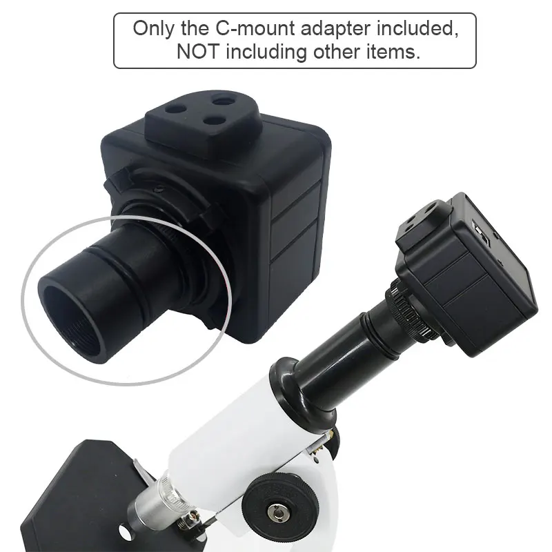 Adapter Ring C Mount to 1.25 inch 23.2mm 30mm 30.5 mm Diameter Microscope Connect Electronic Eyepiece CCD USB Camera telescope adapter microscope adapter