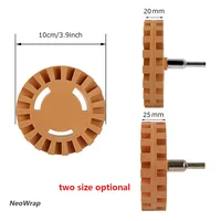 Car Pneumatic Rubber Eraser Wheel Pad Disk Decal Remover Eraser Wheel Auto Glue Sticker Paint Cleaner Car Polish Auxiliary Tool 2