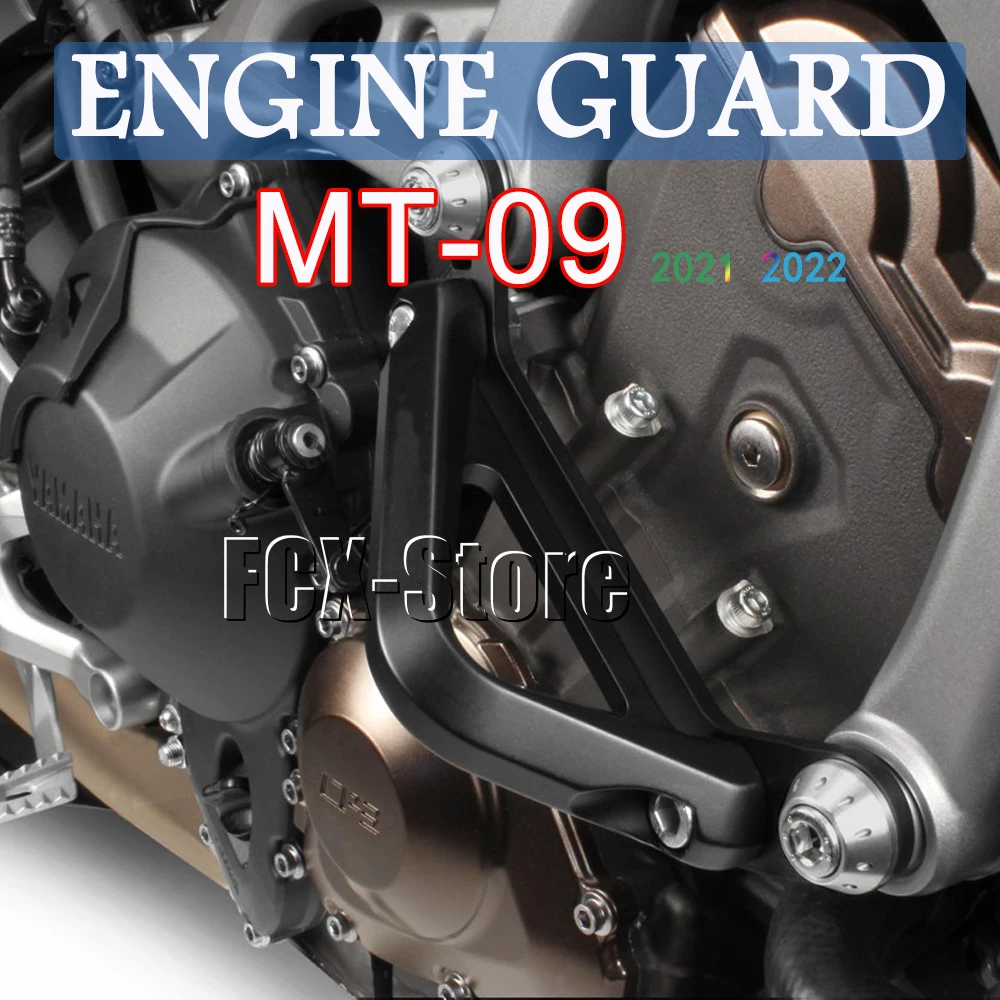 

Для YAMAHA MT09 MT 09 MT-09 SP Tracer 900 9 GT 2021 2022 бампер двигателя мотоцикла Guardrotector