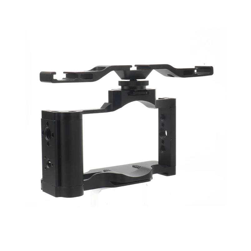 Double Cold Hot Shoe Adapter Mount Extension Holder Video Bracket for Canon for Nikon Tripod DSLR Cameras Flash Light Microphone