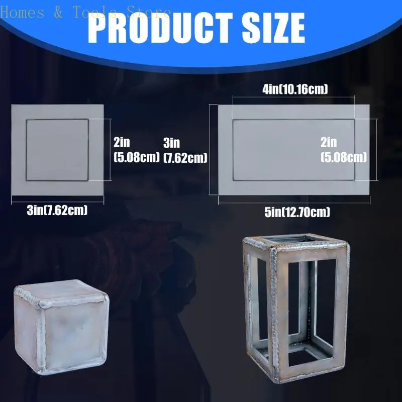 H4GE 24PCS 전문 용접 훈련 키트 용접 쿠폰 강철 판 다중 프로세스 호환성