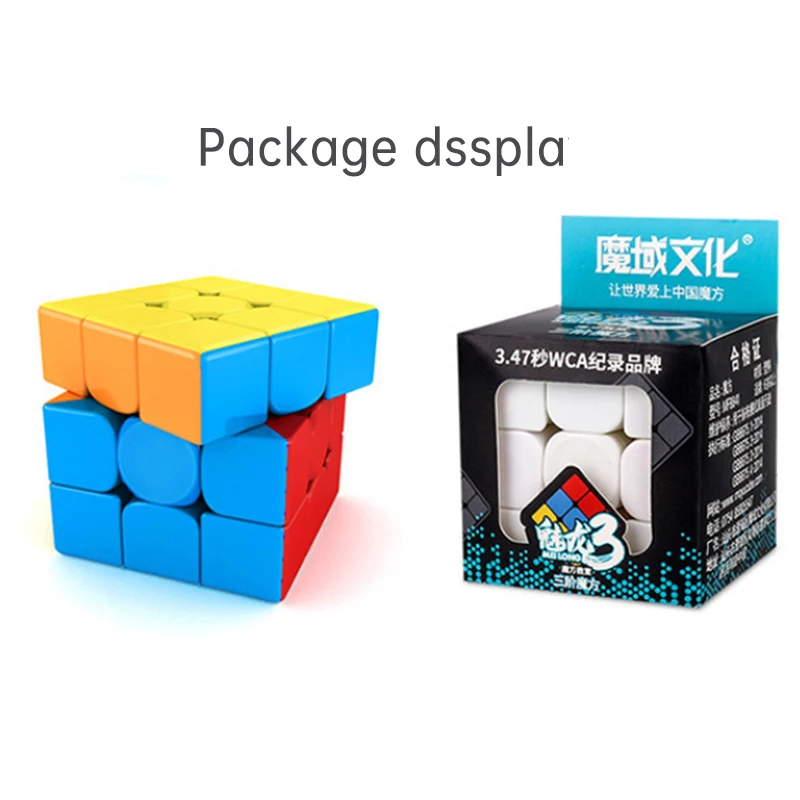 Original Speed Cube 3x3x3,Fast Magic Cube for Kids,Smooth Carbon Fiber  Cubes,Puzzle Toys