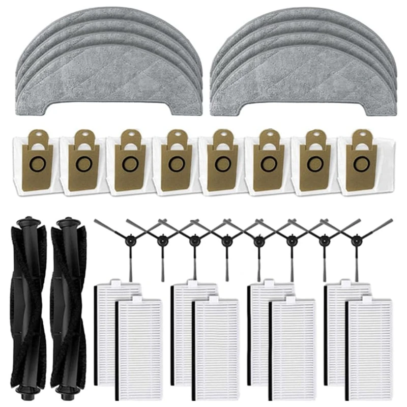 

Сменные детали для робота-пылесоса Laresar L6 Pro, фильтры НЕРА, насадка на швабру, мешки для пыли