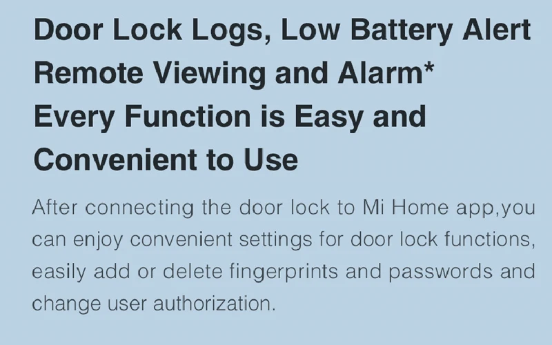 Original Smart Door Lock N200 Fingerprint Door Locks Bluetooth Password NFC Unl